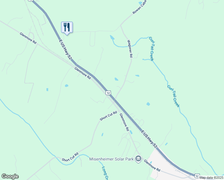 map of restaurants, bars, coffee shops, grocery stores, and more near 4995 Wagoner Road in Gold Hill
