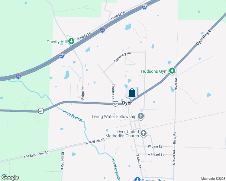 map of restaurants, bars, coffee shops, grocery stores, and more near 823 Rhodes Street in Alma