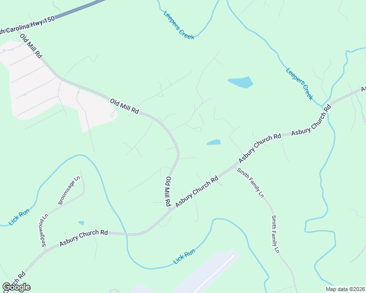map of restaurants, bars, coffee shops, grocery stores, and more near 1387 Old Mill Road in Lincolnton