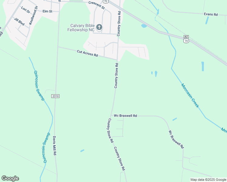 map of restaurants, bars, coffee shops, grocery stores, and more near 253 Country Store Road in Selma