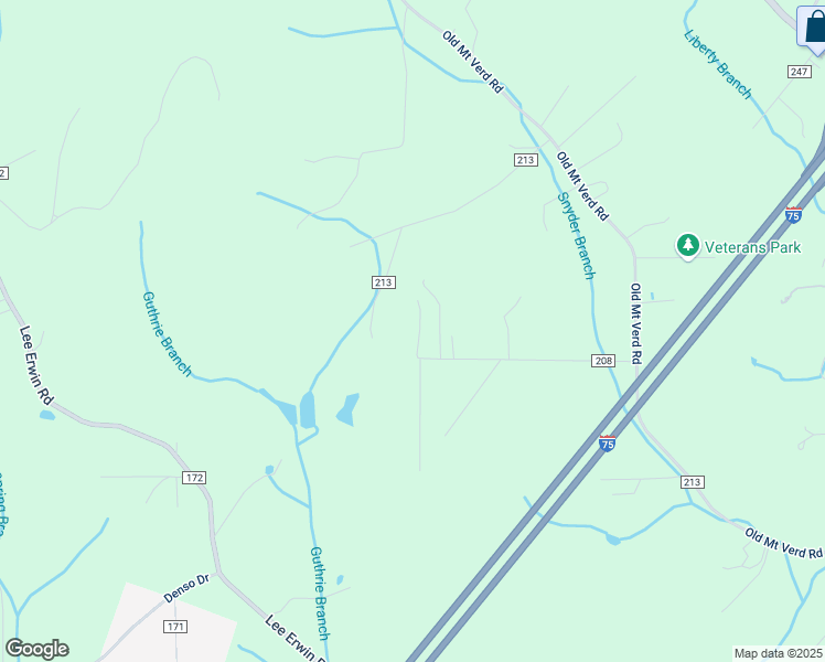 map of restaurants, bars, coffee shops, grocery stores, and more near 204 County Road 208 in Athens