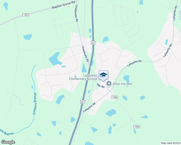 map of restaurants, bars, coffee shops, grocery stores, and more near 7846 U.S. 401 in Fuquay-Varina