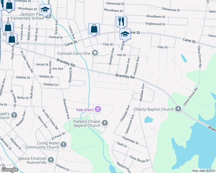 map of restaurants, bars, coffee shops, grocery stores, and more near 2034 Samantha Drive in Kannapolis
