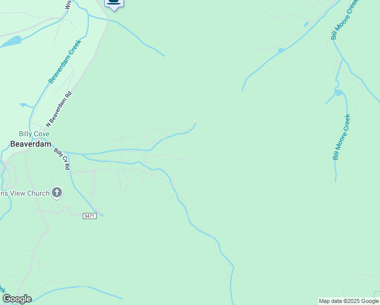 map of restaurants, bars, coffee shops, grocery stores, and more near 54 Buck Spring Acres in Candler