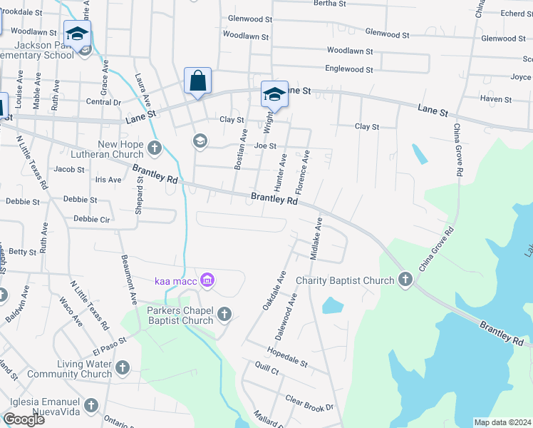 map of restaurants, bars, coffee shops, grocery stores, and more near 2151 Brantley Creek Drive in Kannapolis