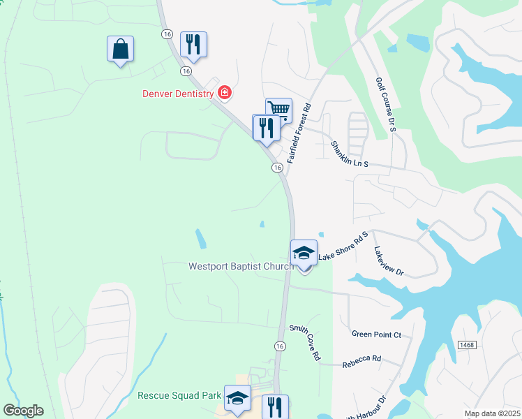map of restaurants, bars, coffee shops, grocery stores, and more near 7724 Wallace Lane in Denver