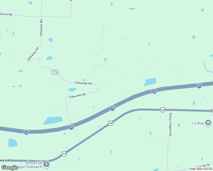 map of restaurants, bars, coffee shops, grocery stores, and more near 3219 Green Way in Alma