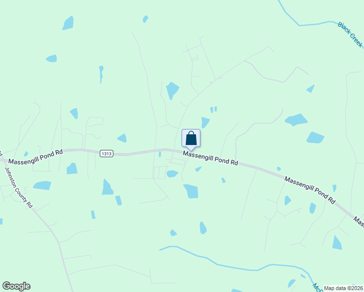 map of restaurants, bars, coffee shops, grocery stores, and more near 1916 Massengill Pond Road in Angier