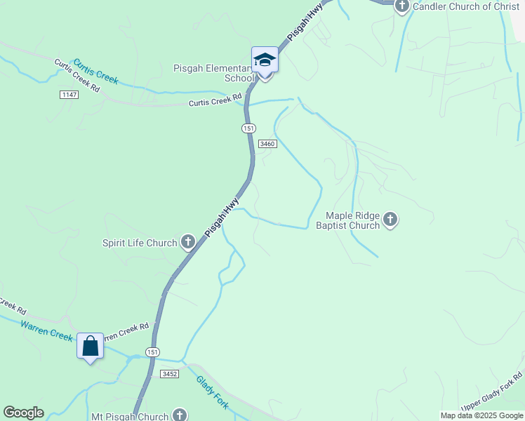 map of restaurants, bars, coffee shops, grocery stores, and more near 30 Emma's Cove Road in Candler