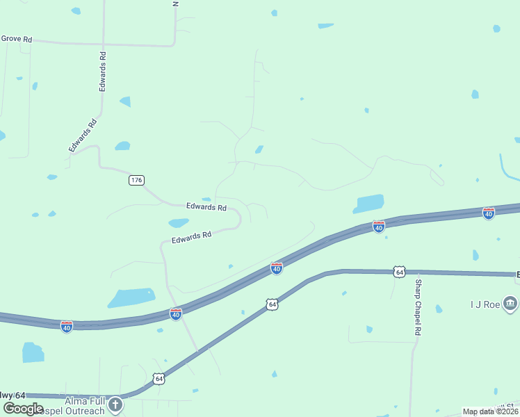 map of restaurants, bars, coffee shops, grocery stores, and more near 3219 Green Way in Alma