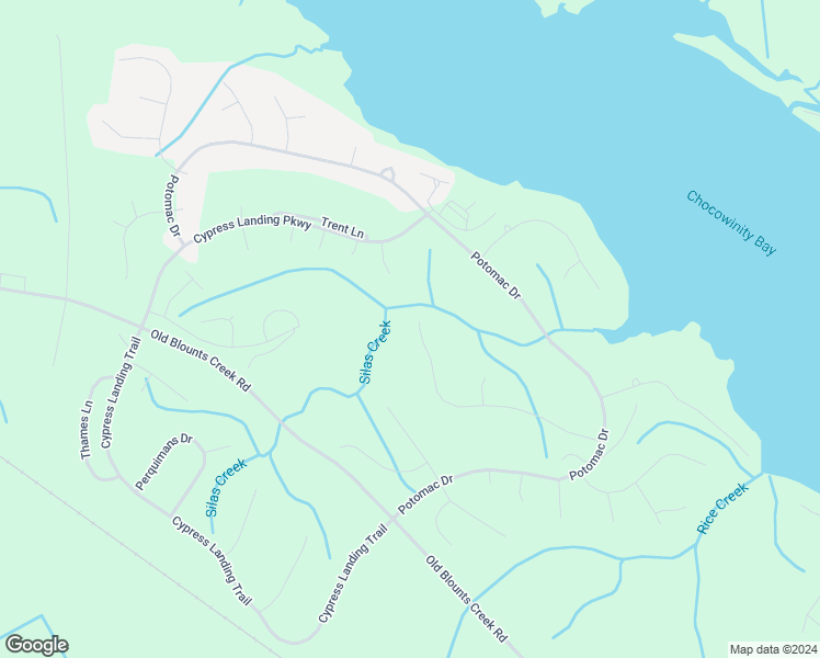 map of restaurants, bars, coffee shops, grocery stores, and more near 218 Connecticut Drive in Chocowinity