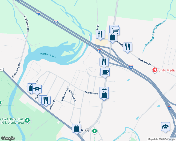 map of restaurants, bars, coffee shops, grocery stores, and more near 231 Lakeview Drive in Manchester