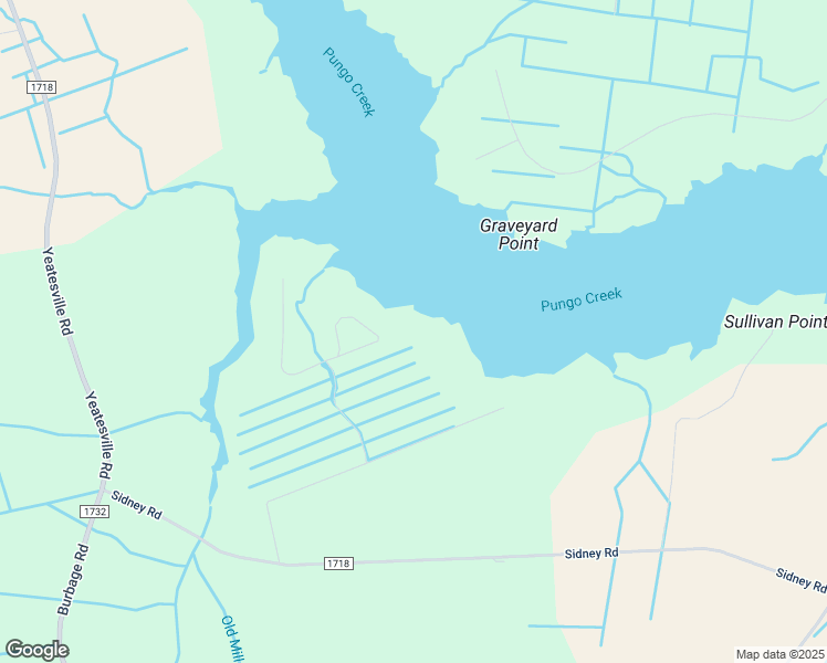 map of restaurants, bars, coffee shops, grocery stores, and more near State Road 1718 in Belhaven