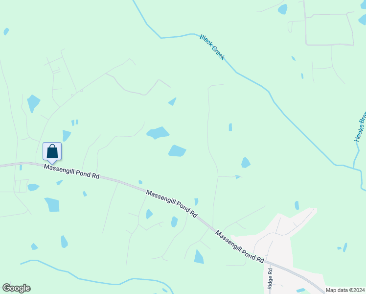 map of restaurants, bars, coffee shops, grocery stores, and more near 1392 Massengill Pond Road in Angier