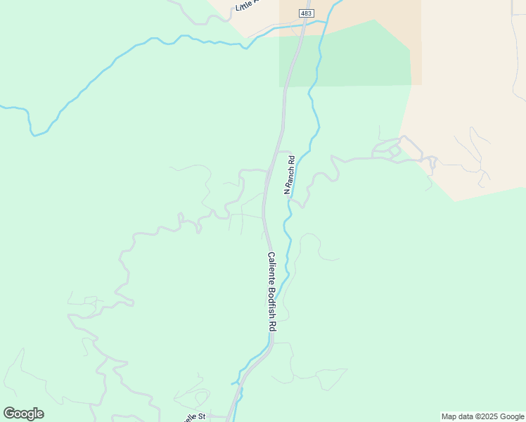 map of restaurants, bars, coffee shops, grocery stores, and more near 8155 Caliente Bodfish Road in Havilah