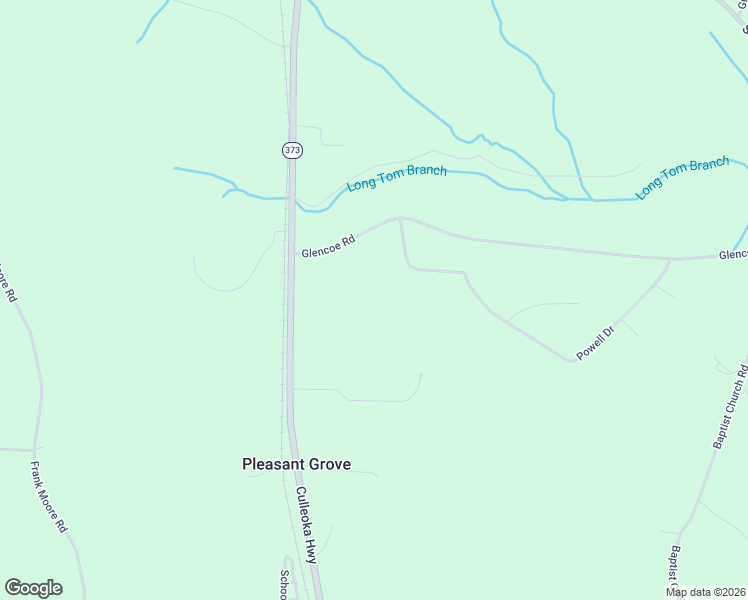 map of restaurants, bars, coffee shops, grocery stores, and more near 2040 Glencoe Road in Culleoka