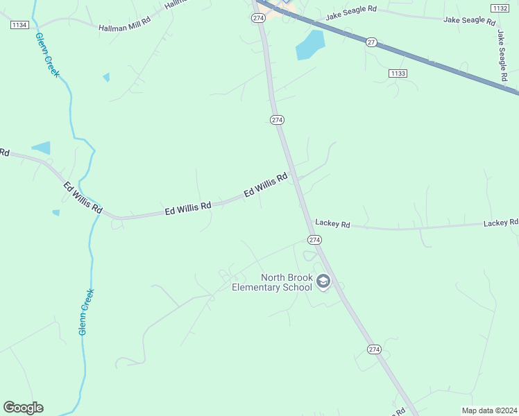 map of restaurants, bars, coffee shops, grocery stores, and more near 7123 Ed Willis Road in Vale