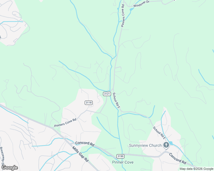 map of restaurants, bars, coffee shops, grocery stores, and more near 3 Sandra Drive in Asheville