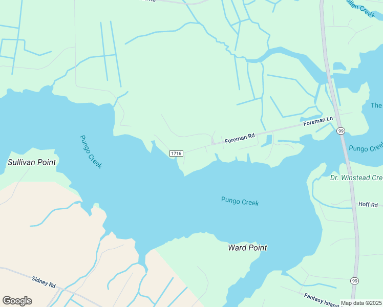 map of restaurants, bars, coffee shops, grocery stores, and more near State Road 1716 in Beaufort County