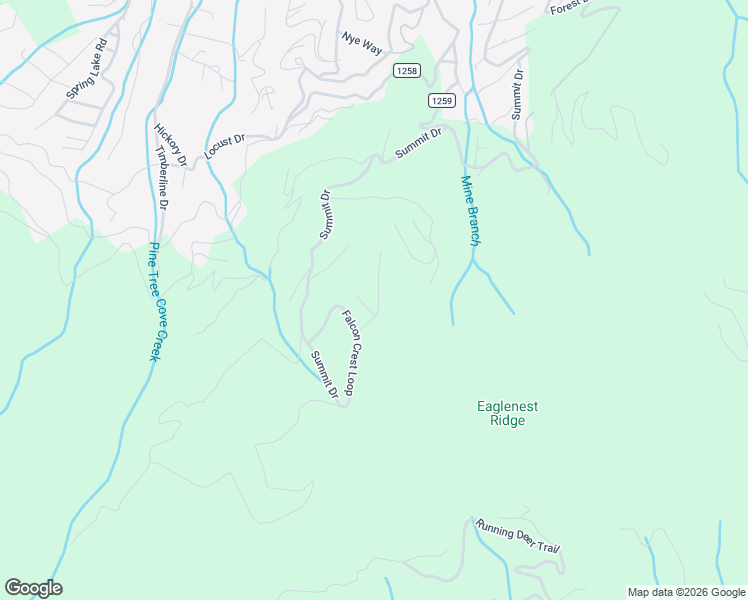 map of restaurants, bars, coffee shops, grocery stores, and more near 93 Chickadee Lane in Maggie Valley