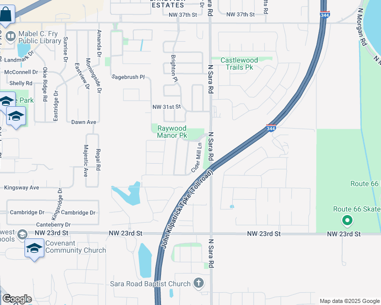 map of restaurants, bars, coffee shops, grocery stores, and more near 2912 Sun Berry Way in Yukon