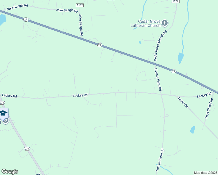 map of restaurants, bars, coffee shops, grocery stores, and more near 6786 Lackey Road in Vale