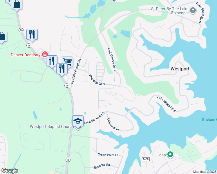 map of restaurants, bars, coffee shops, grocery stores, and more near 6197 Gold Springs Way in Denver