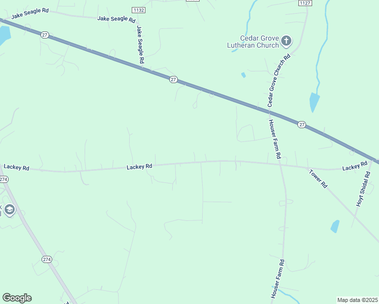 map of restaurants, bars, coffee shops, grocery stores, and more near 6786 Lackey Road in Vale