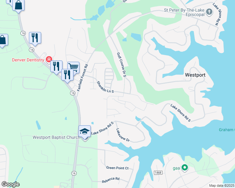 map of restaurants, bars, coffee shops, grocery stores, and more near 6197 Gold Springs Way in Denver