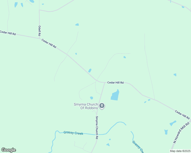 map of restaurants, bars, coffee shops, grocery stores, and more near 2368 Cedar Hill Road in Robbins