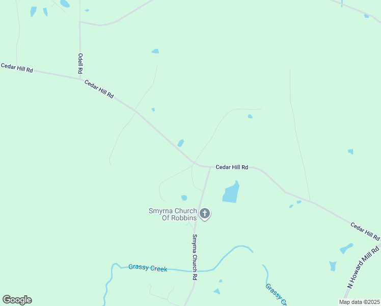 map of restaurants, bars, coffee shops, grocery stores, and more near 2368 Cedar Hill Road in Robbins