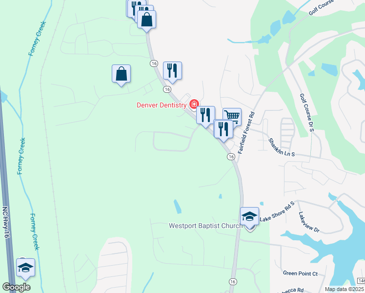 map of restaurants, bars, coffee shops, grocery stores, and more near 7817 Old Post Road in Denver