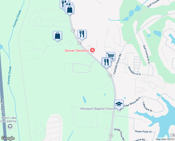 map of restaurants, bars, coffee shops, grocery stores, and more near 7817 Old Post Road in Denver