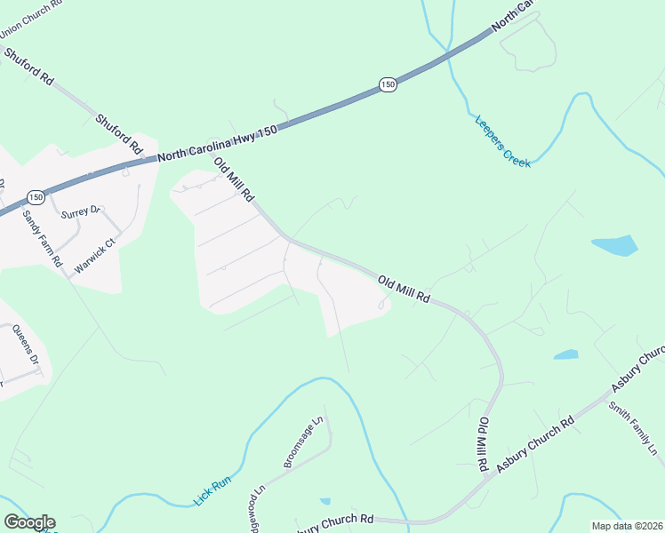 map of restaurants, bars, coffee shops, grocery stores, and more near 1723 Old Mill Road in Lincolnton