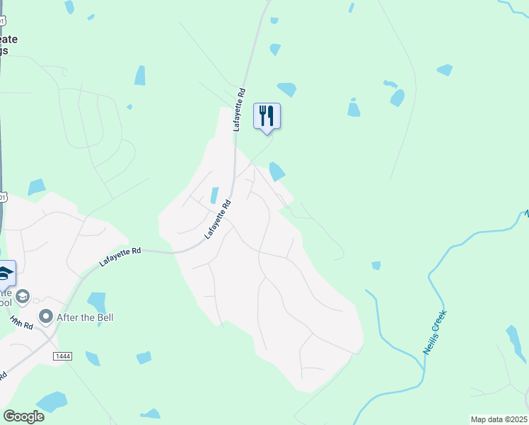 map of restaurants, bars, coffee shops, grocery stores, and more near 94 Tylerstone Drive in Fuquay Varina