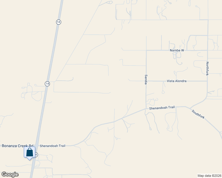 map of restaurants, bars, coffee shops, grocery stores, and more near 54 Rons Road in Santa Fe