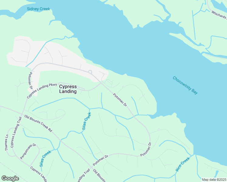 map of restaurants, bars, coffee shops, grocery stores, and more near 100 Marina Road in Chocowinity