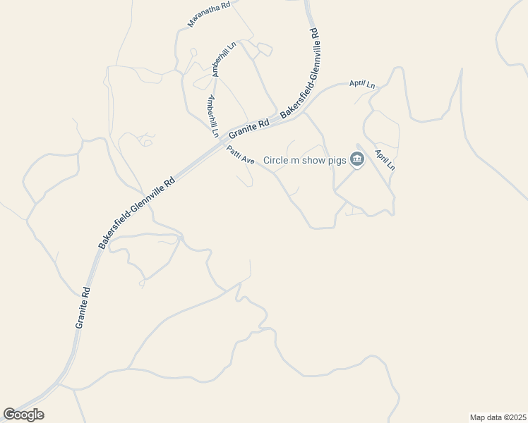 map of restaurants, bars, coffee shops, grocery stores, and more near Patti Avenue in Kern County