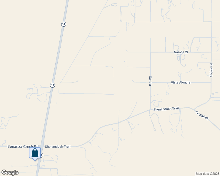 map of restaurants, bars, coffee shops, grocery stores, and more near 54 Rons Road in Santa Fe