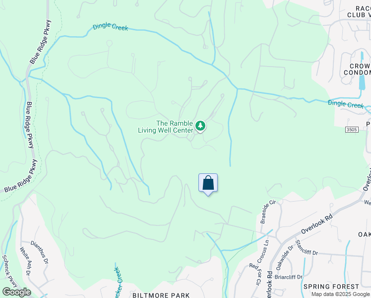 map of restaurants, bars, coffee shops, grocery stores, and more near 15 Promenade Drive in Asheville