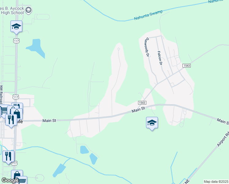 map of restaurants, bars, coffee shops, grocery stores, and more near 114 Crossbow Drive in Pikeville