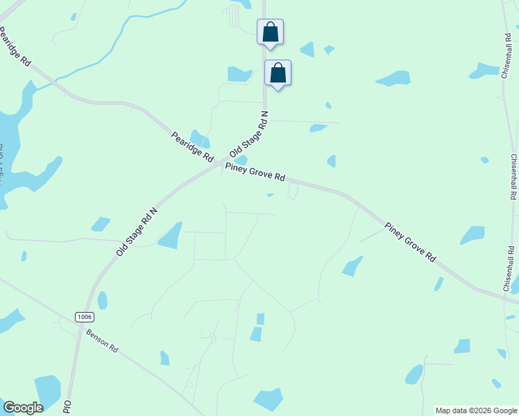 map of restaurants, bars, coffee shops, grocery stores, and more near 530 Spider Lily Lane in Angier