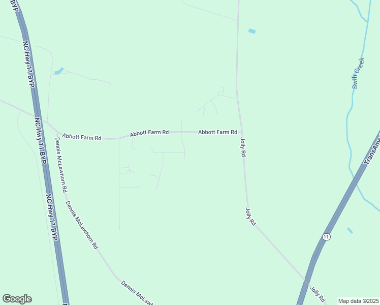 map of restaurants, bars, coffee shops, grocery stores, and more near 3494 Tobba Court in Ayden