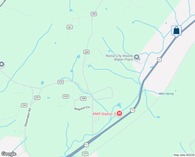 map of restaurants, bars, coffee shops, grocery stores, and more near 144 County Road 2600 in Athens