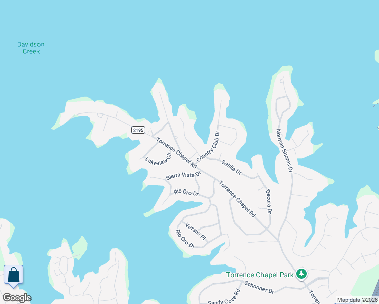 map of restaurants, bars, coffee shops, grocery stores, and more near 22206 Torrence Chapel Road in Cornelius