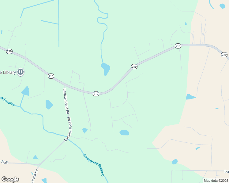 map of restaurants, bars, coffee shops, grocery stores, and more near 5745 North Carolina 210 in Smithfield