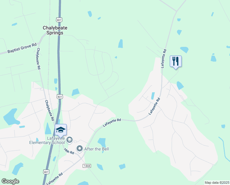 map of restaurants, bars, coffee shops, grocery stores, and more near 260 Kit Stewart Lane in Fuquay-Varina