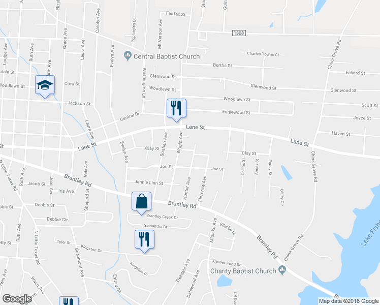 map of restaurants, bars, coffee shops, grocery stores, and more near 569 Hunter Avenue in Kannapolis