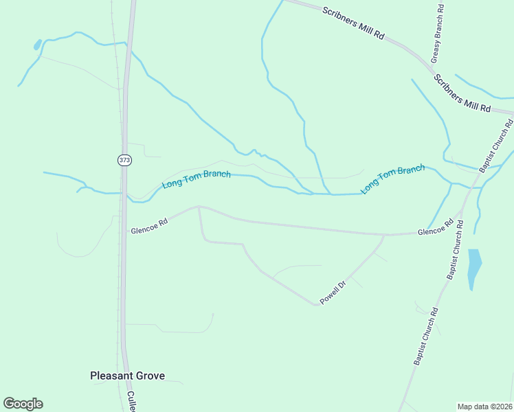 map of restaurants, bars, coffee shops, grocery stores, and more near 2105 Glencoe Road in Culleoka