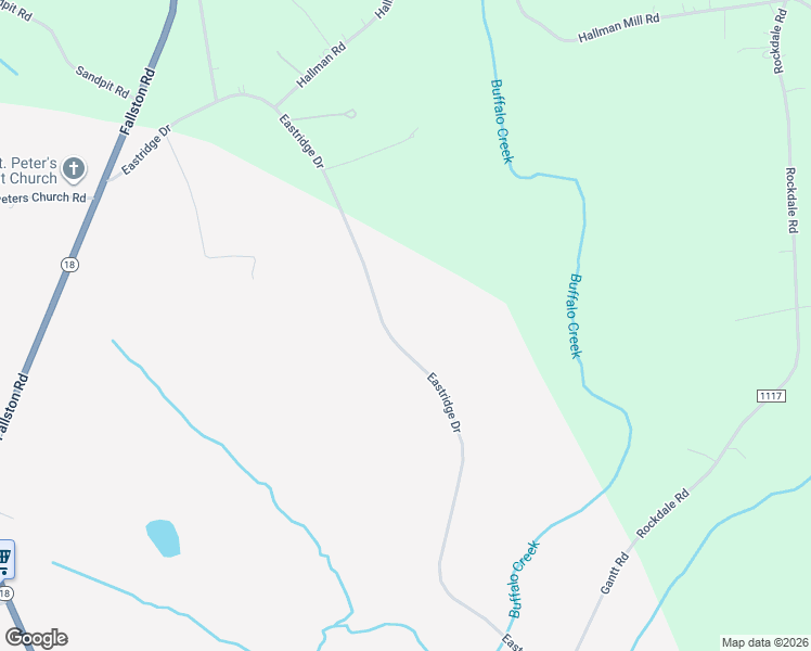map of restaurants, bars, coffee shops, grocery stores, and more near 310 Eastridge Drive in Lawndale